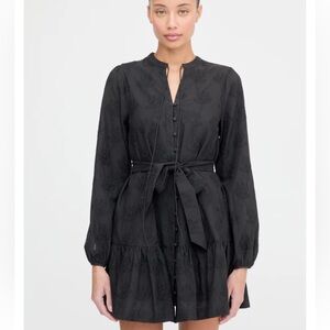 Hill House Black Long Sleeve Dress